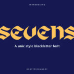 Sevens Font Poster 3