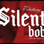 SilentBob Font Poster 1