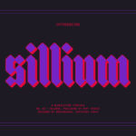 Sillium Font Poster 3