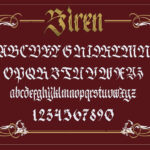 Siren Font Poster 1