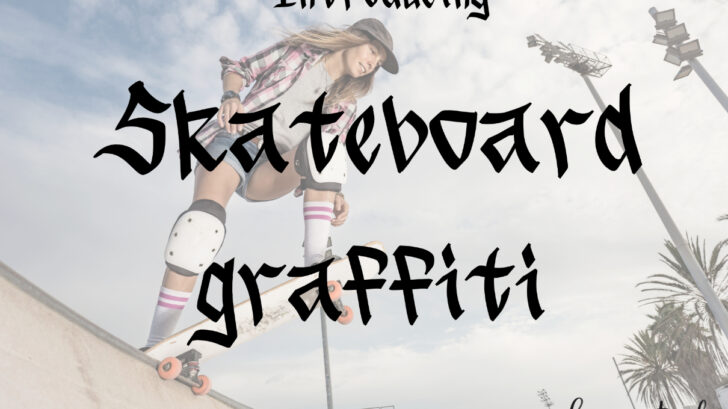 Skateboard Graffiti Font - Font Canyon