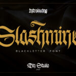 Slashmine Font Poster 3