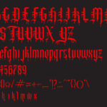 Slayer Creeper Font Poster 6