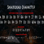 Smackdead Font Poster 5