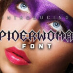 Spiderwoman Font Poster 3