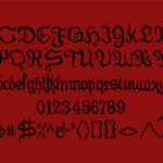 Spine Chilling Font Poster 4