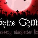 Spine Chilling Font Poster 1