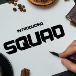 Squad Font Poster 1