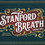 Stanford Breath Font Poster 3