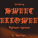 Sweet Helloween Font Poster 3