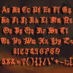 Sweet Helloween Font Poster 6