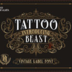 Tattoo Beast Font Poster 1