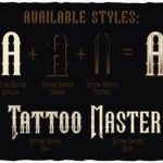 Tattoo Master Font Poster 6