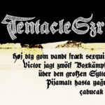 Tentacle Szrift Font Poster 1