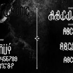 The Cronic Font Poster 4