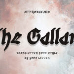 The Gallant Font Poster 3