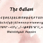 The Gallant Font Poster 7