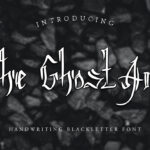 The Ghost Art Font Poster 3