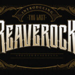 The Last Reaverock Font Poster 3