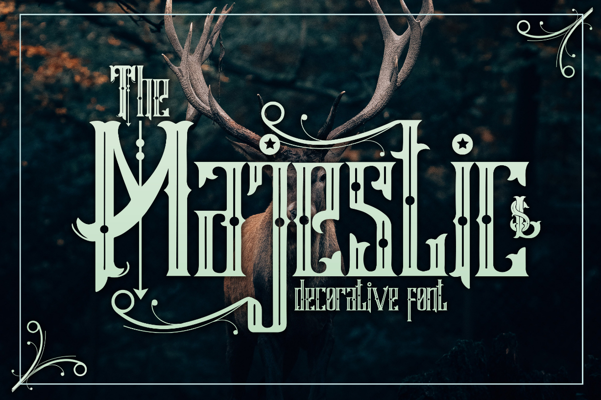 The Majestic Font Poster 1