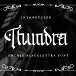 Thundra Font Poster 1