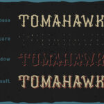 Tomahawk Font Poster 8