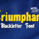 Triumphant Font Poster 3