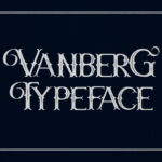 Vanberg Font Poster 4