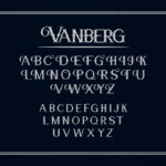 Vanberg Font Poster 5