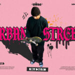 Vandal Street Graffiti Font Poster 5