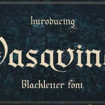 Vasavine Font Poster 1