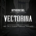 Vectorina Font Poster 3