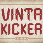 Vinta Kicker Font Poster 3