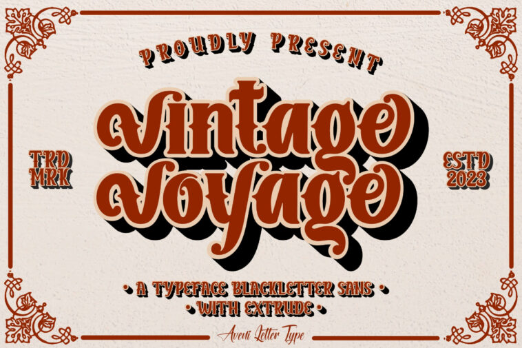 Vintage Voyage Font - Font Canyon