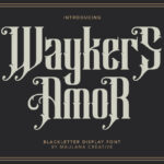 Waykers Amor Font Poster 3