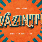 Wazintte Font Poster 3