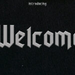 Welcome Font Poster 3