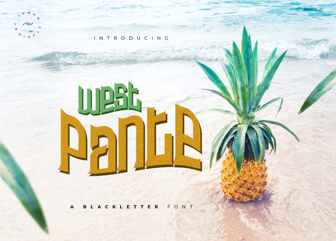 West Pante Font Poster 1