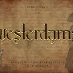 Westerdams Font Poster 3