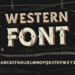 Western Font Poster 3