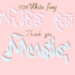 White Fang Font Poster 3