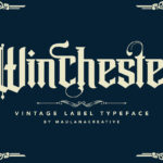 Winchester Font Poster 3