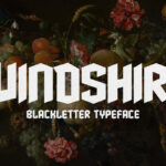 Windshire Font Poster 3