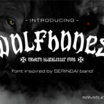 Wolfbones Font Poster 3