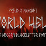 World Hell Font Poster 3