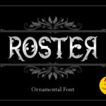 Roster Font Poster 3