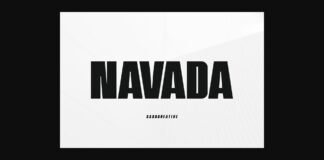 Navada Font Poster 1