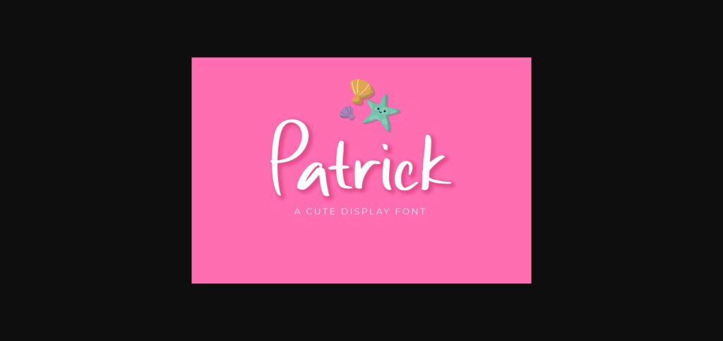 Patrick Font Poster 3