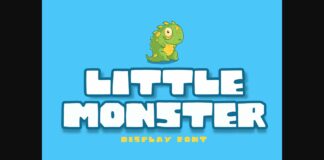 Little Monster Font Poster 1