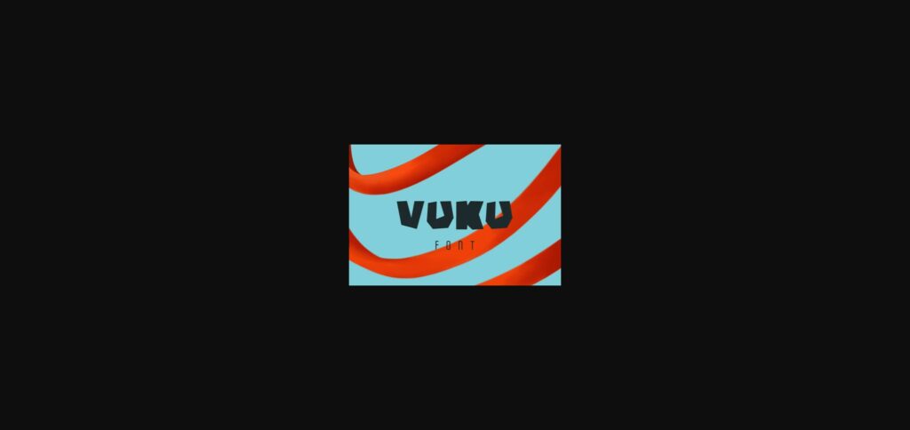 Vuku Font Poster 3